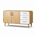 **Modern Wooden Sideboard with Sleek Design and Storage Options**